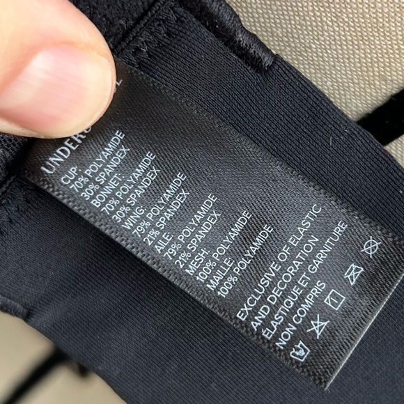 Understance Black Spacer Air Bra, BNWT, size 38 D - Picture 8 of 10